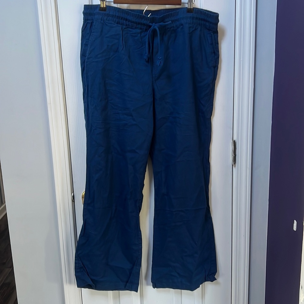 Wide Leg Linen Pants